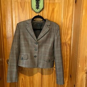 BCBG MAXAZRIA Large plaid blazer